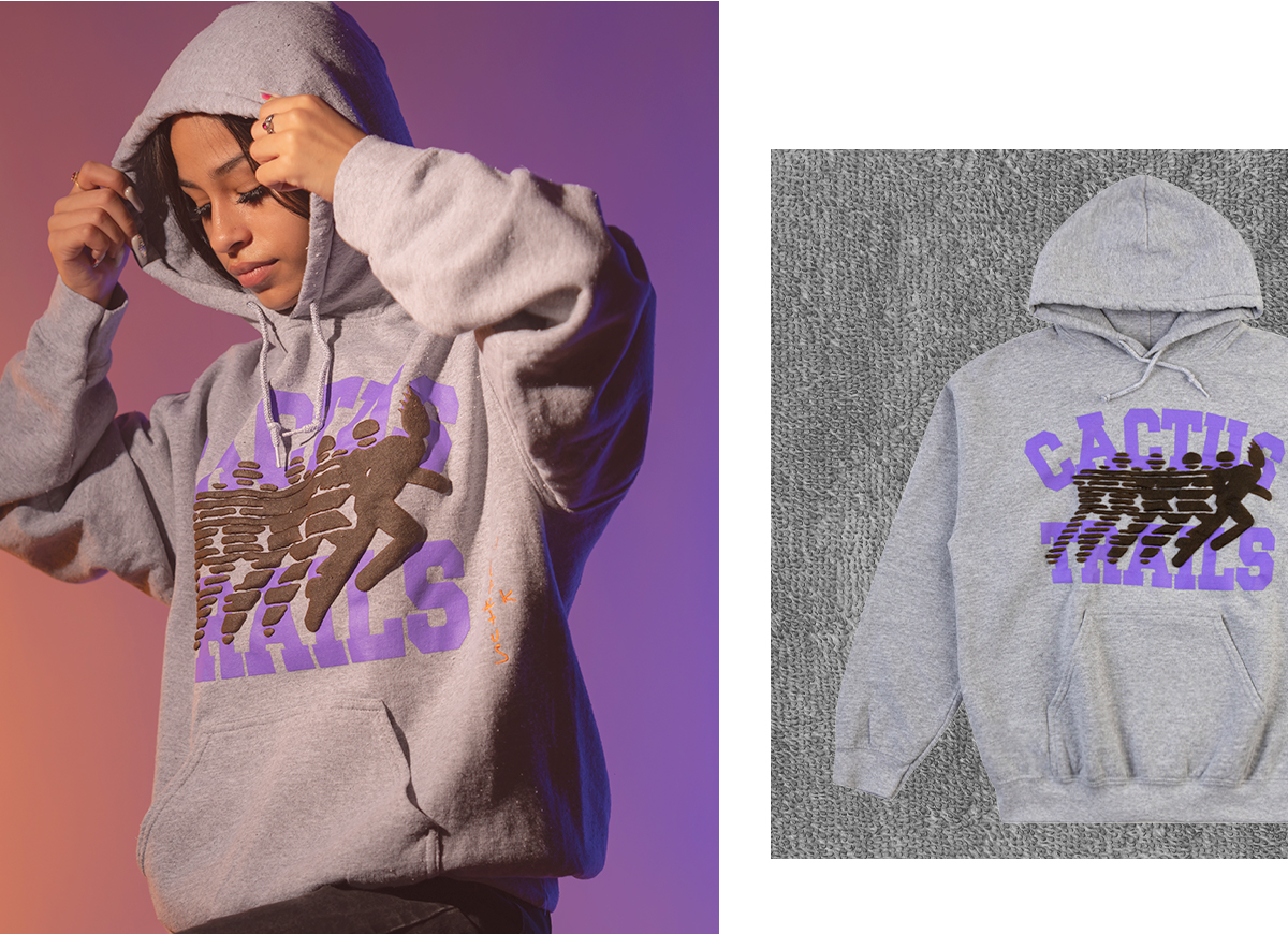 running wild varsity hoodie
