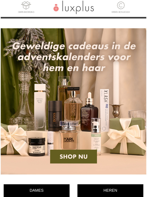 Wil je iemand van wie je houdt verrassen met een prachtige adventskalender? 🎁🎄 Bij Luxplus hebben we een prachtige selectie gevonden voor zowel hem als haar!