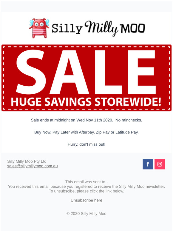 CLICK FRENZY Storewide Sale - 3 Days Only!