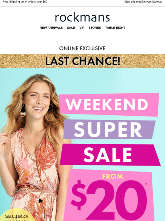 Rockmans The clock is ticking ⏰ Milled