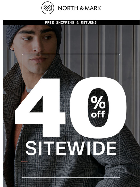 Stock up on cold weather essentials with 40% Off sitewide