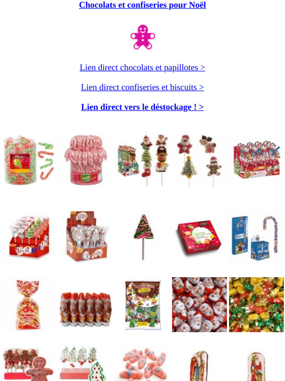 Déstockage de chocolats et confiseries pour noël !