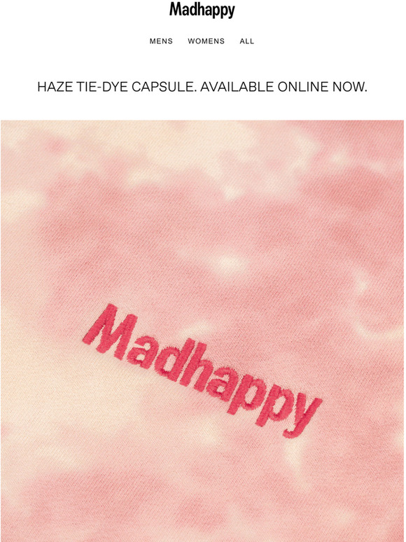 madhappy tie dye crewneck