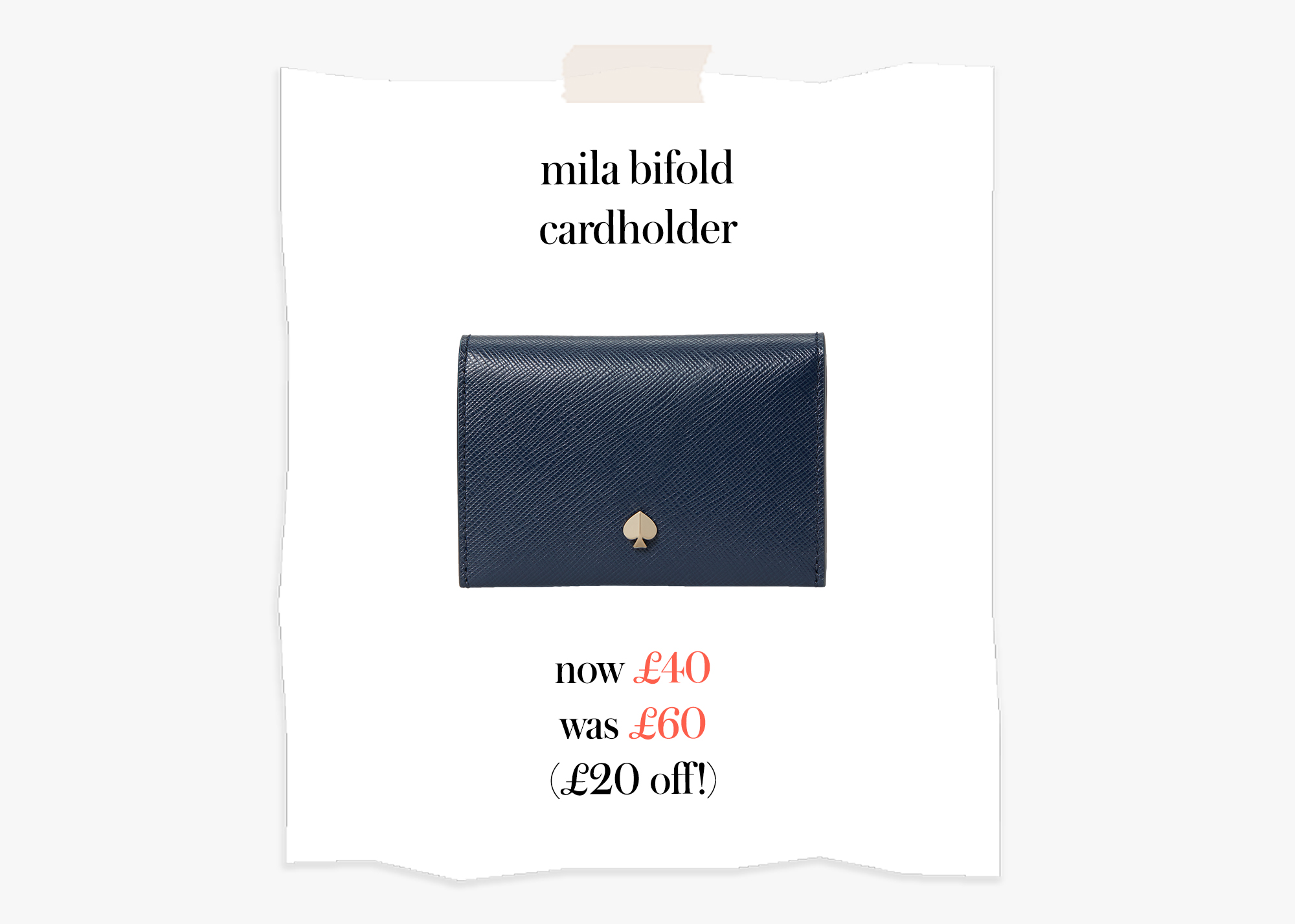 mila bifold cardholder