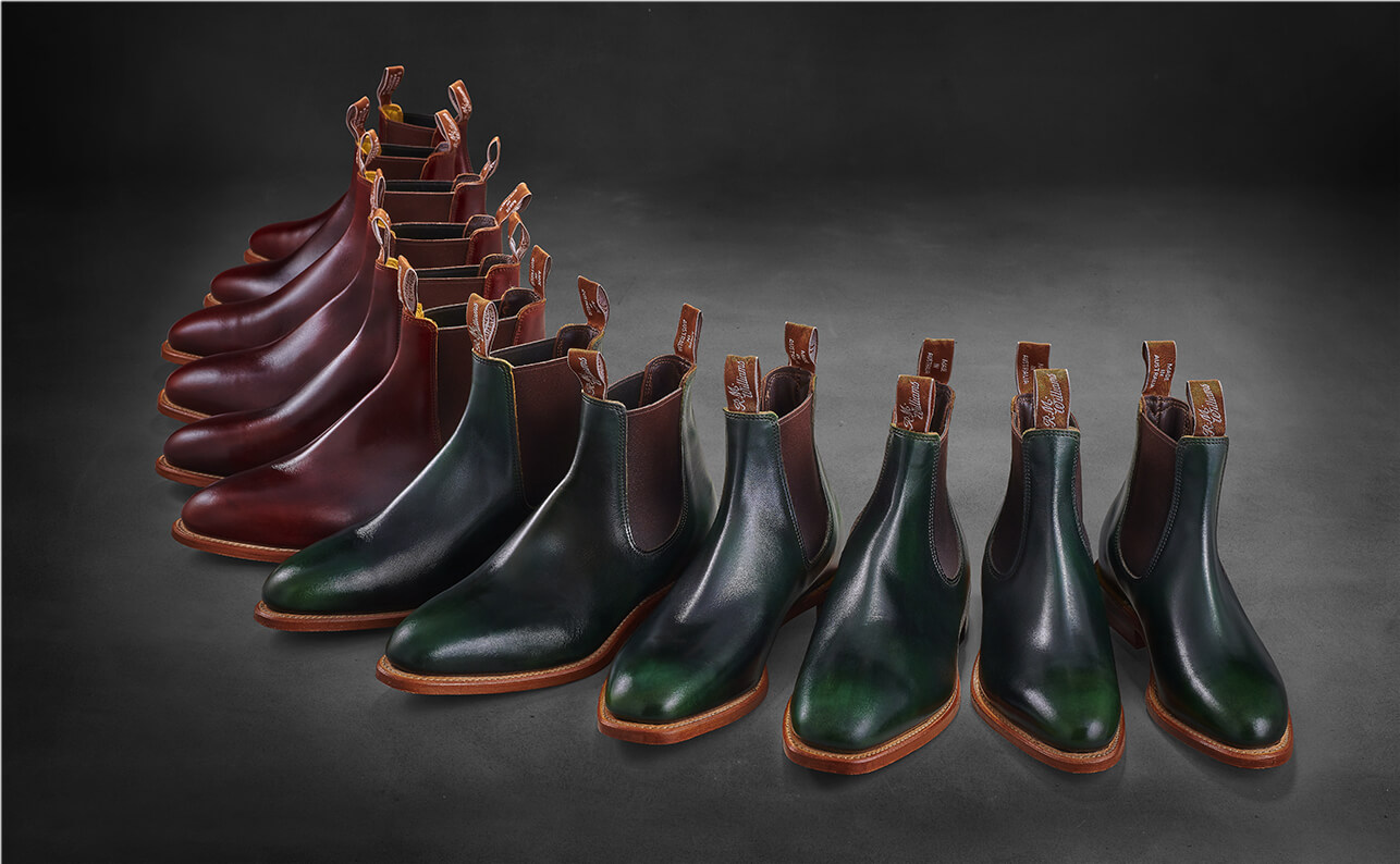 rm williams green boots