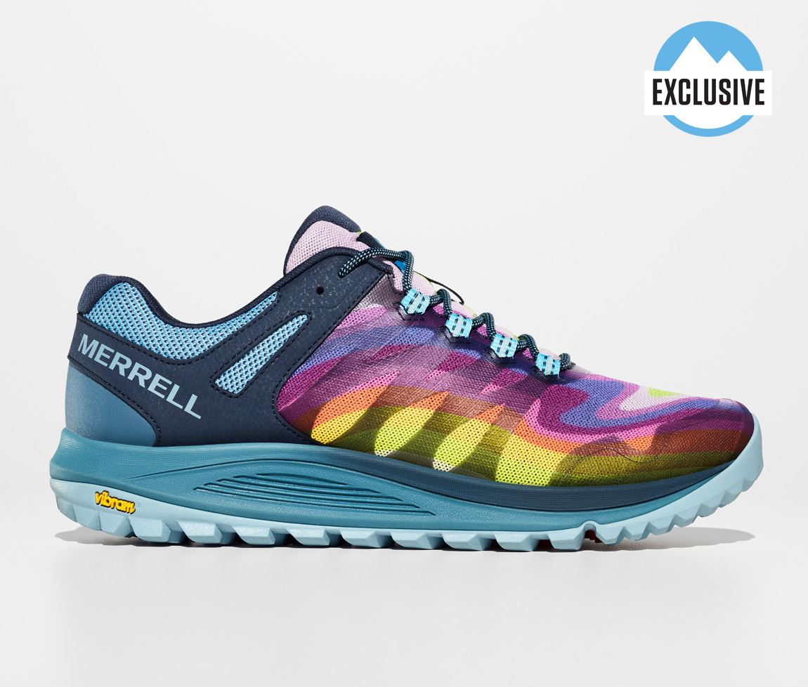 merrell rainbow trail runners