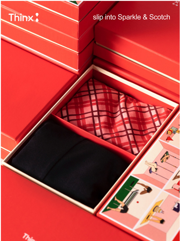 Thinx Looking for a gift? Meet the Sparkle & Scotch Gift Boxes 🎁 Milled