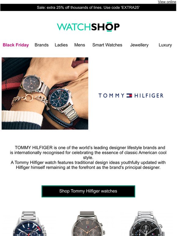 tommy hilfiger watches black friday