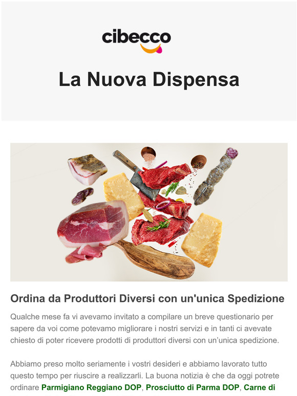 La Nuova Dispensa: più prodotti con una sola spedizione