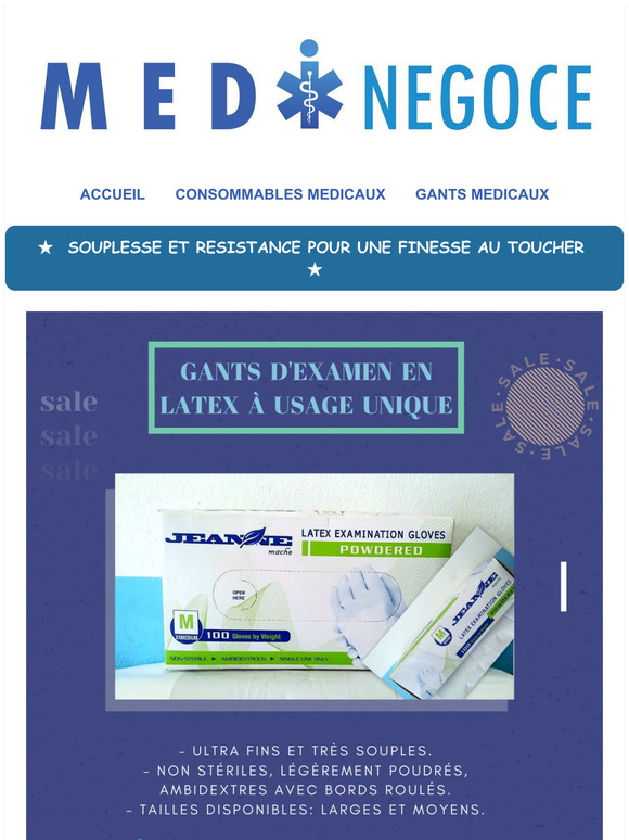 Le gant latex incontournable !