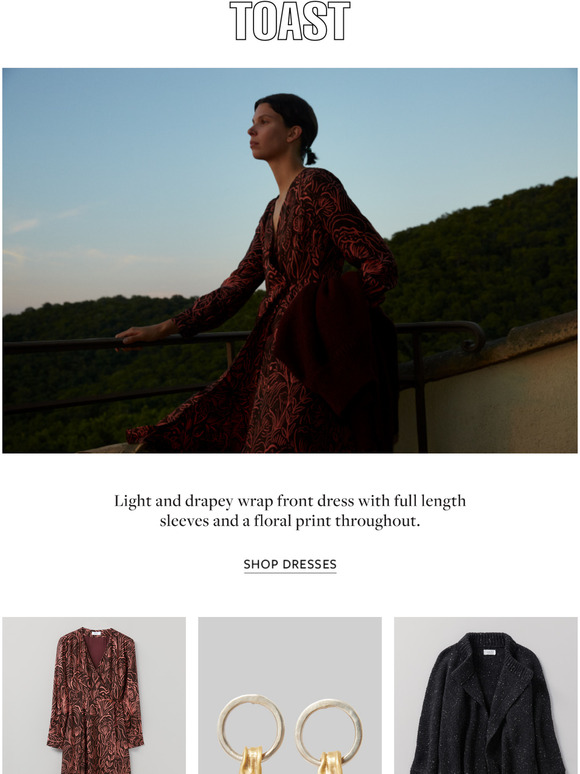 toast wrap dress