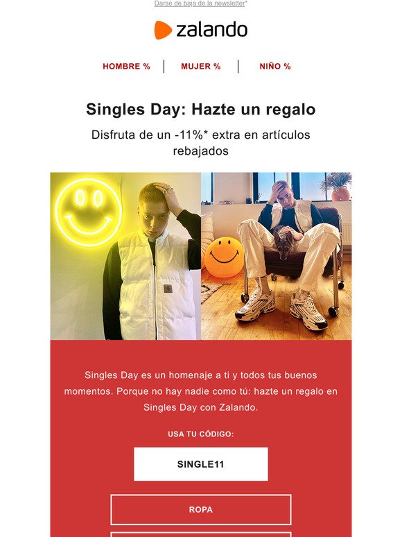 Singles Day 🔥 -11% EXTRA solo hoy