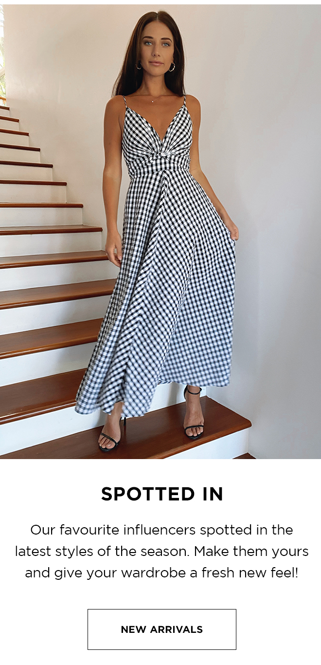 sheike gingham dress