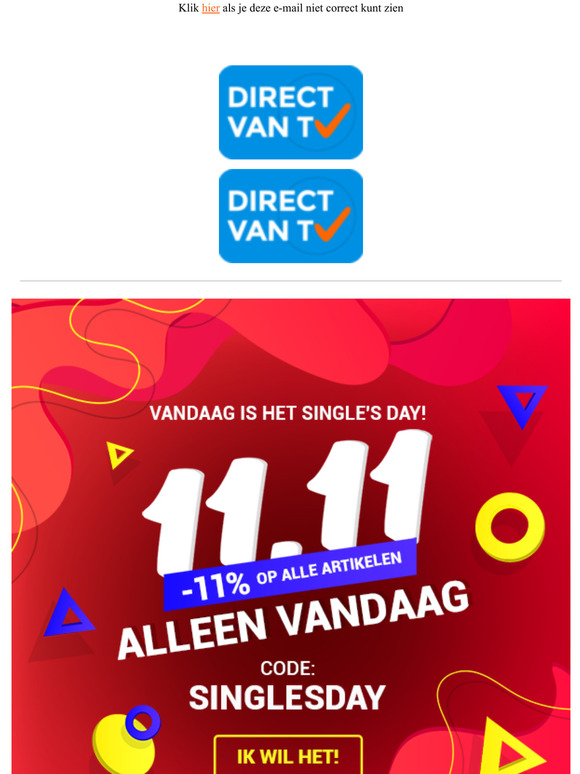 11.11💥Hou altijd van jezelf, maar VANDAAG nog wat meer! ❤️ DTO Exclusief tot 00: 00u⏳