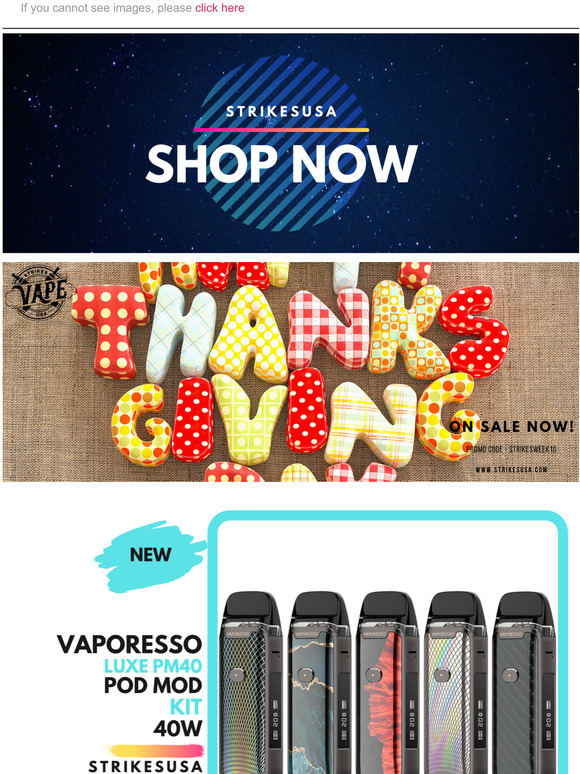 ⚠️Strikesusa - Vaporesso Luxe PM40 | Pre Thanksgiving Sale!⚠️