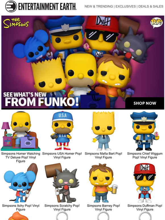 new simpsons funko
