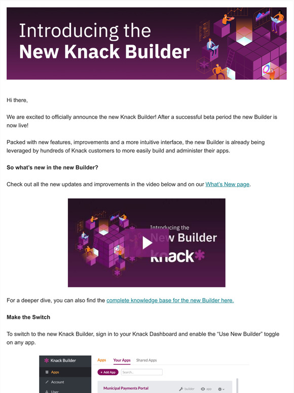 The New Knack Builder is Live!