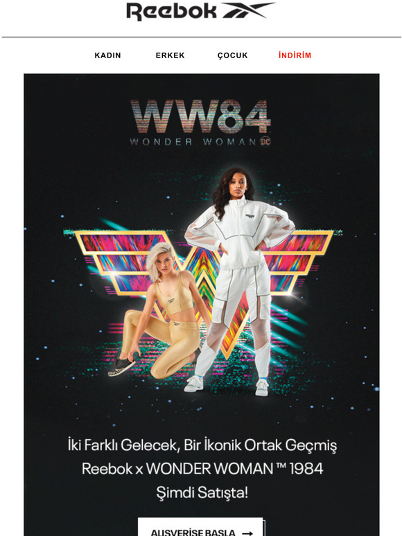 Reebok Wonder Woman Giyim Koleksiyonu Şimdi Satışta!
