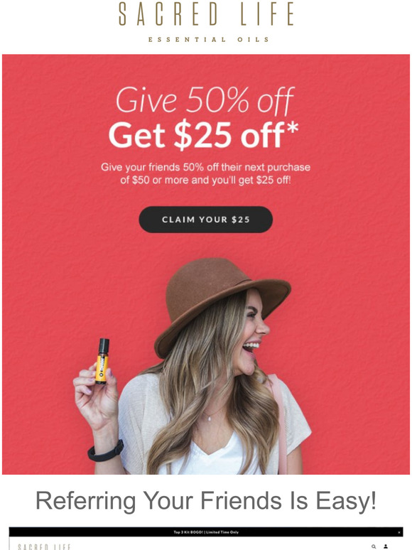Earn $25 towards your next purchase