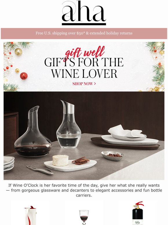 Gifts for the wine lover 🍷