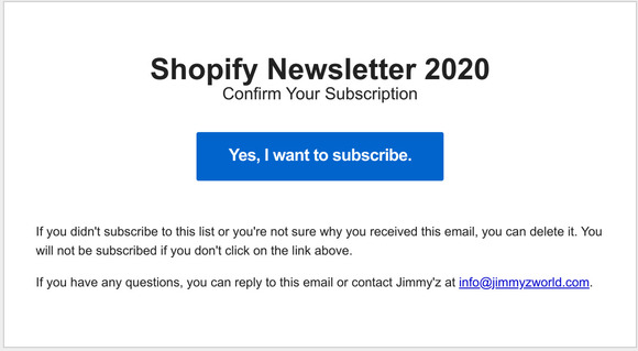 Confirm Your Subscription