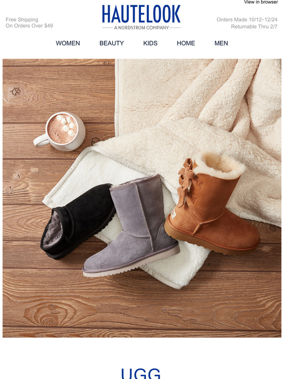 hautelook uggs