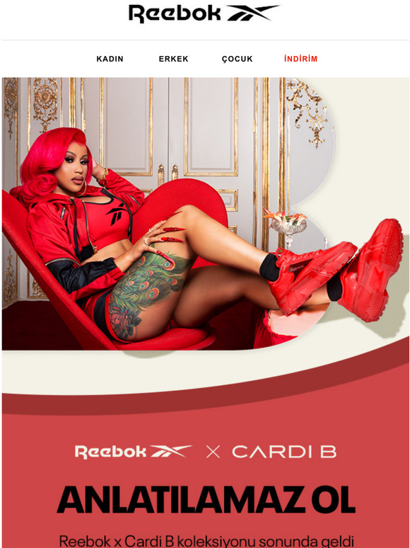 Reebok x Cardi B Koleksiyonu Şimdi Satışta!