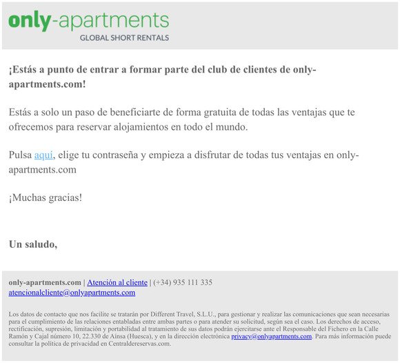 Descubre las ventajas de reservar con only-apartments.com.