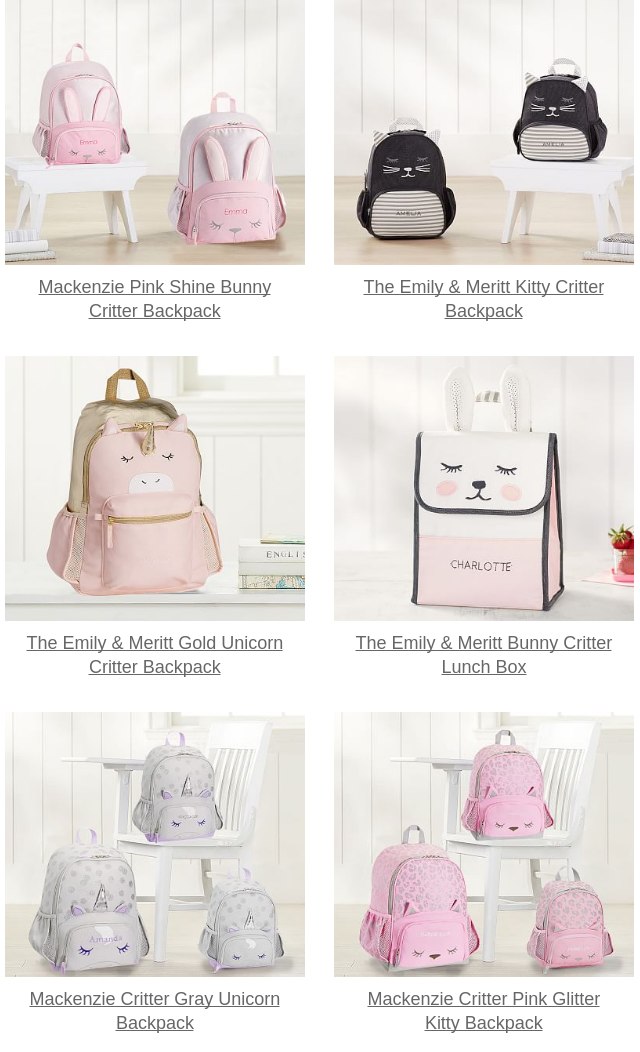pottery barn bunny backpack