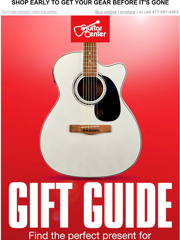 guitar center gifts