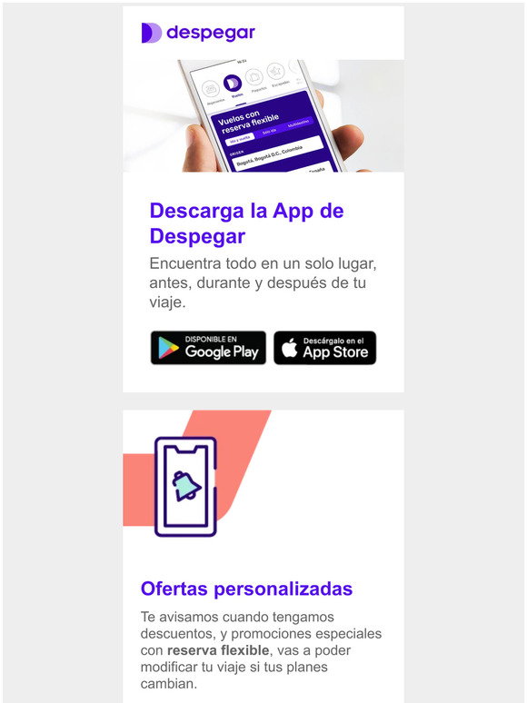despegar co: ¡Descarga la APP de Despegar y empieza a viajar! 📱 | Milled
