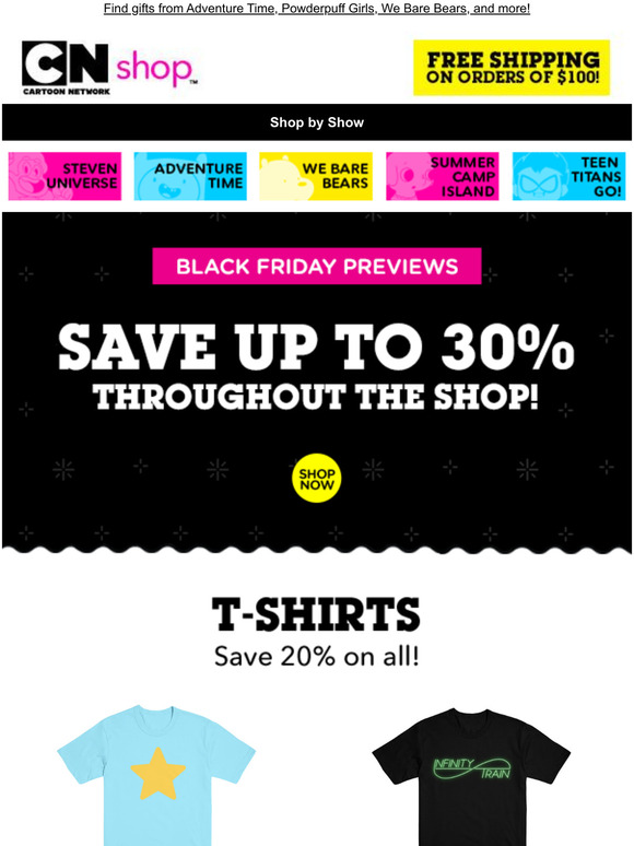 Save up to 30% in our Black Friday Preview Sale!