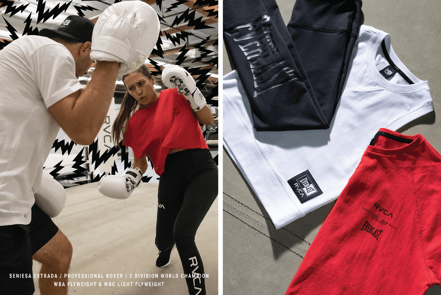rvca everlast boxing gloves