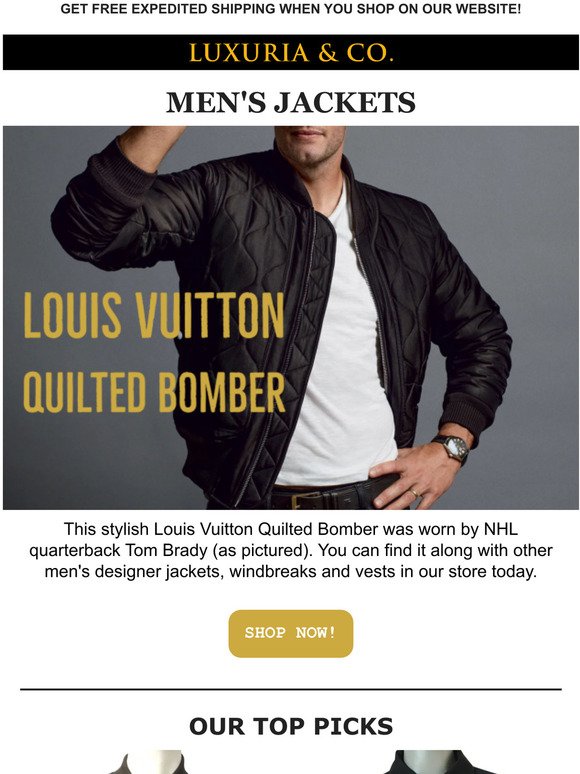 Louis Vuitton Men's Regatta Biker Jacket