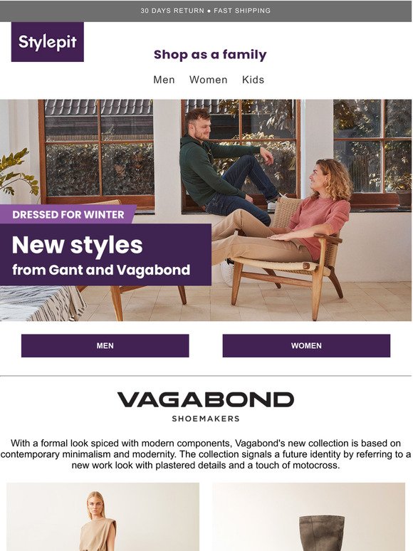 News from Gant and Vagabond