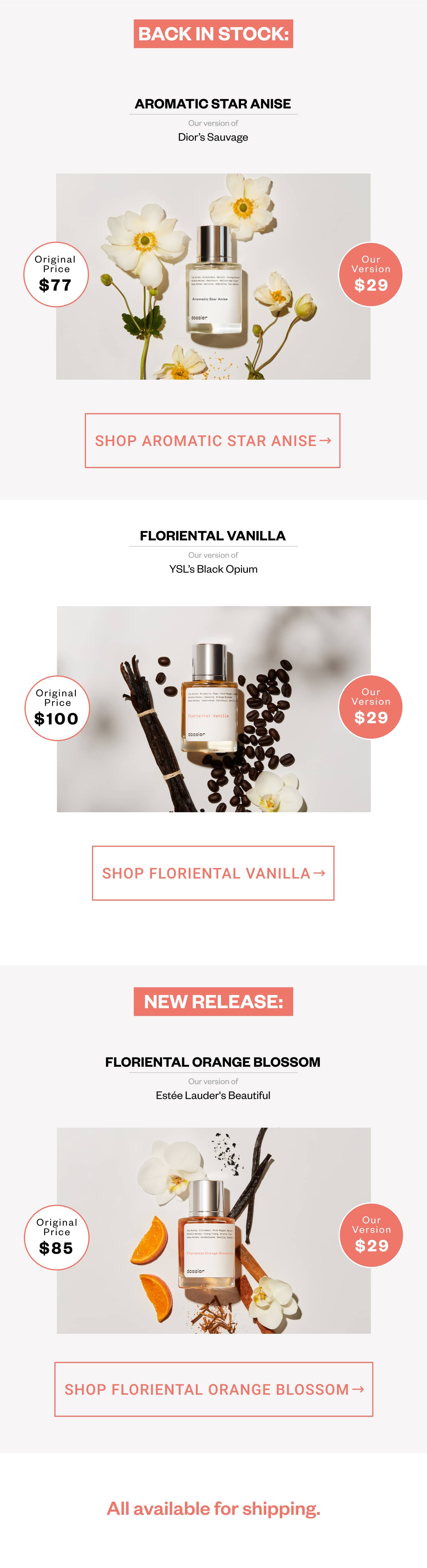 dossier floriental vanilla