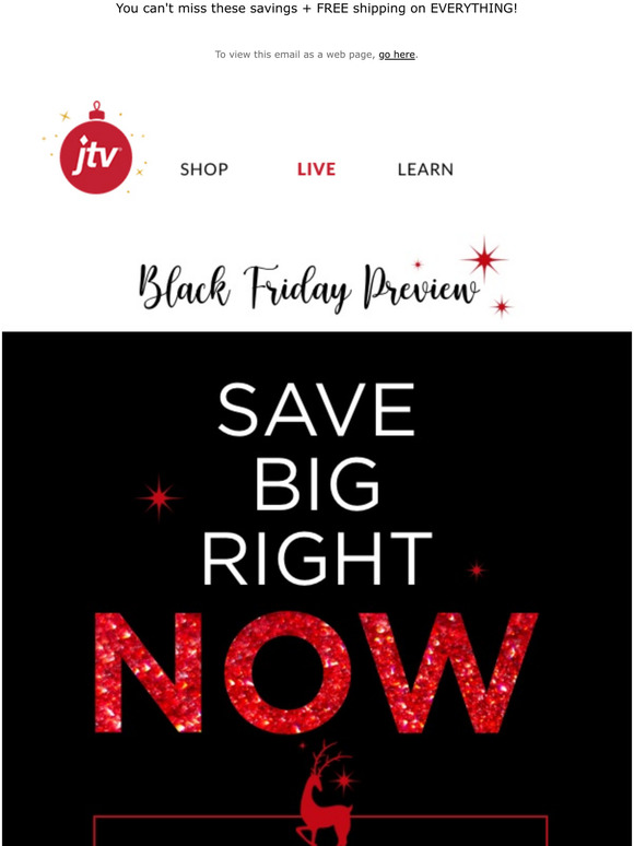 Jtv black friday deals sales