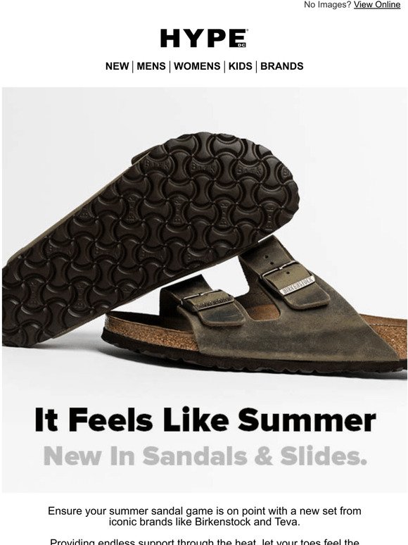hype sandals online