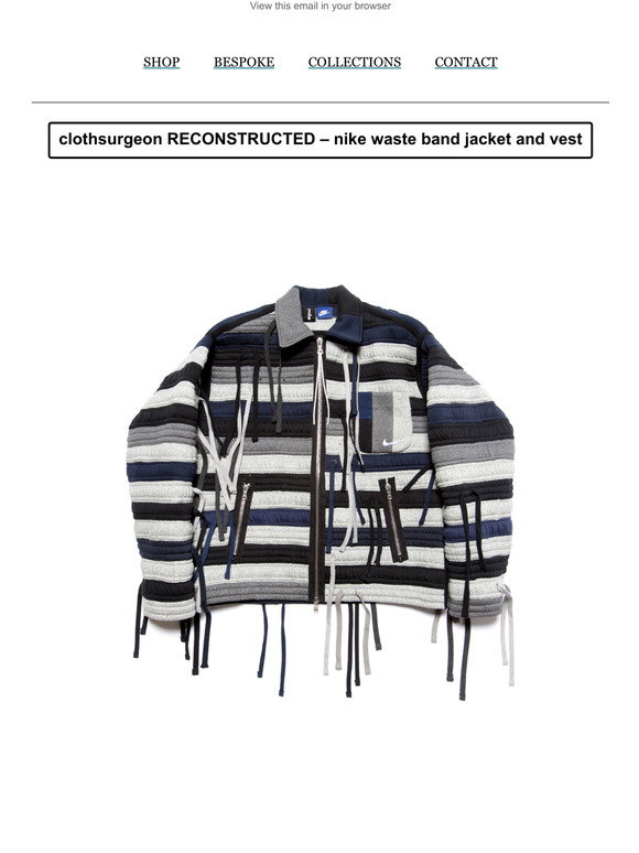 clothsurgeon x Louis Vuitton Scarf Bomber Jacket