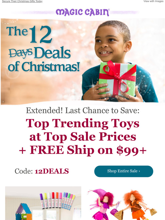You're On Our Nice List: 12 Deals Extended