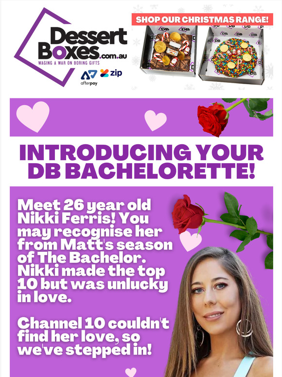 Dessert Boxes Meet our DB Bachelorette! Milled