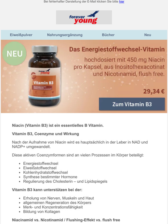 Strunz - Nahrungsergänzungsmittel: Vitamin B3 Und Spurenelemente, Jetzt ...