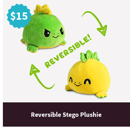 reversible stego plushie