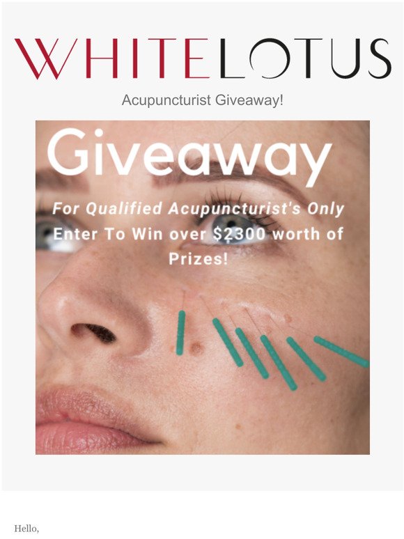 Acupuncture Giveaway & New Course💎