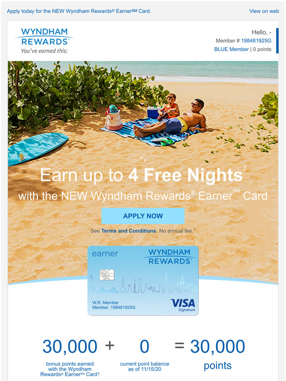 -Get up to 4 Free Nights + 0% Promotional APR
