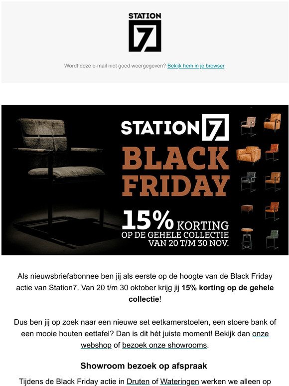 Station7.nl: Als op de hoogte van Black Friday deal | Milled