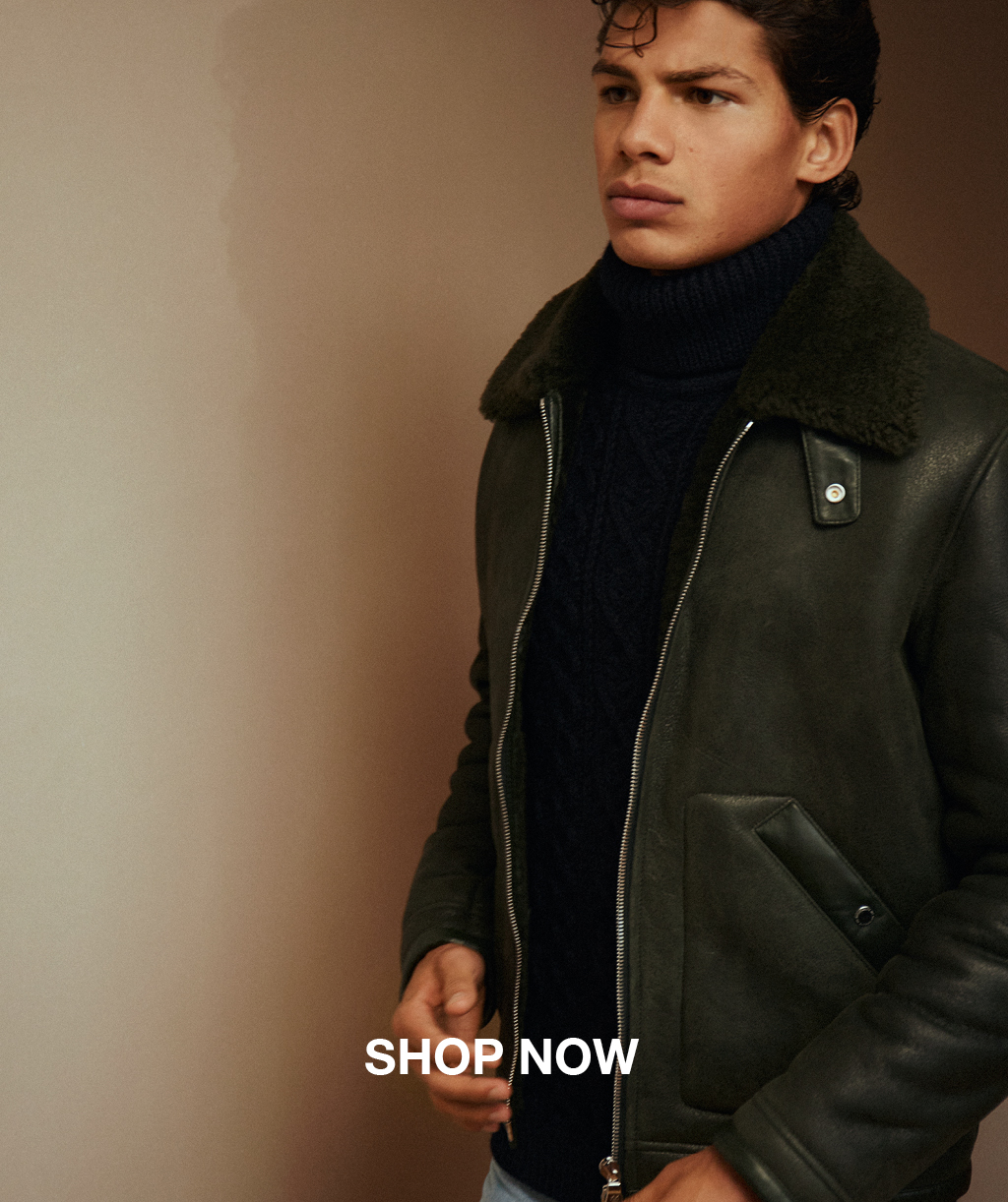 Nn07 Product Focus Atkinson Shearling Jacket Milled