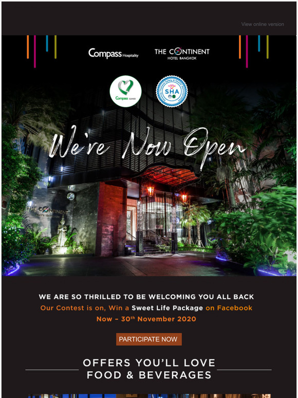 WE are ready to welcome you back. A free night is waiting for you!  🥰