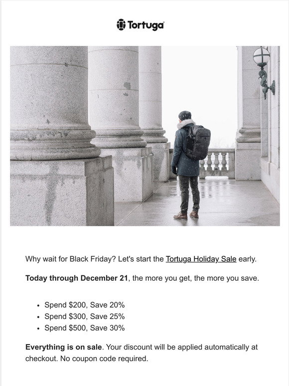 tortuga backpack coupon