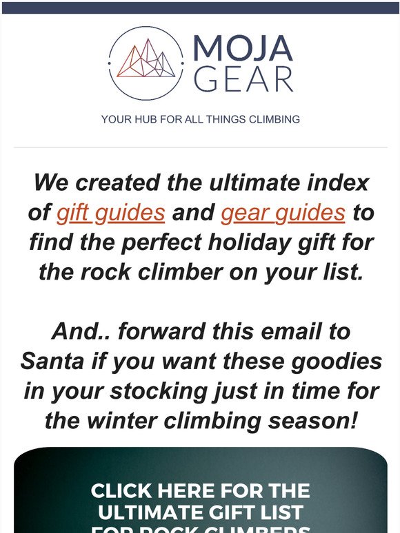 The Ultimate Rock Climbing Gift List 🎁